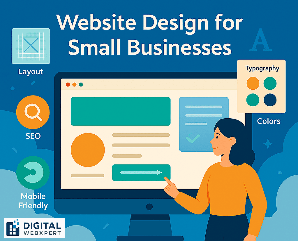 Website Design for Small Businesses - Illustrated Guide