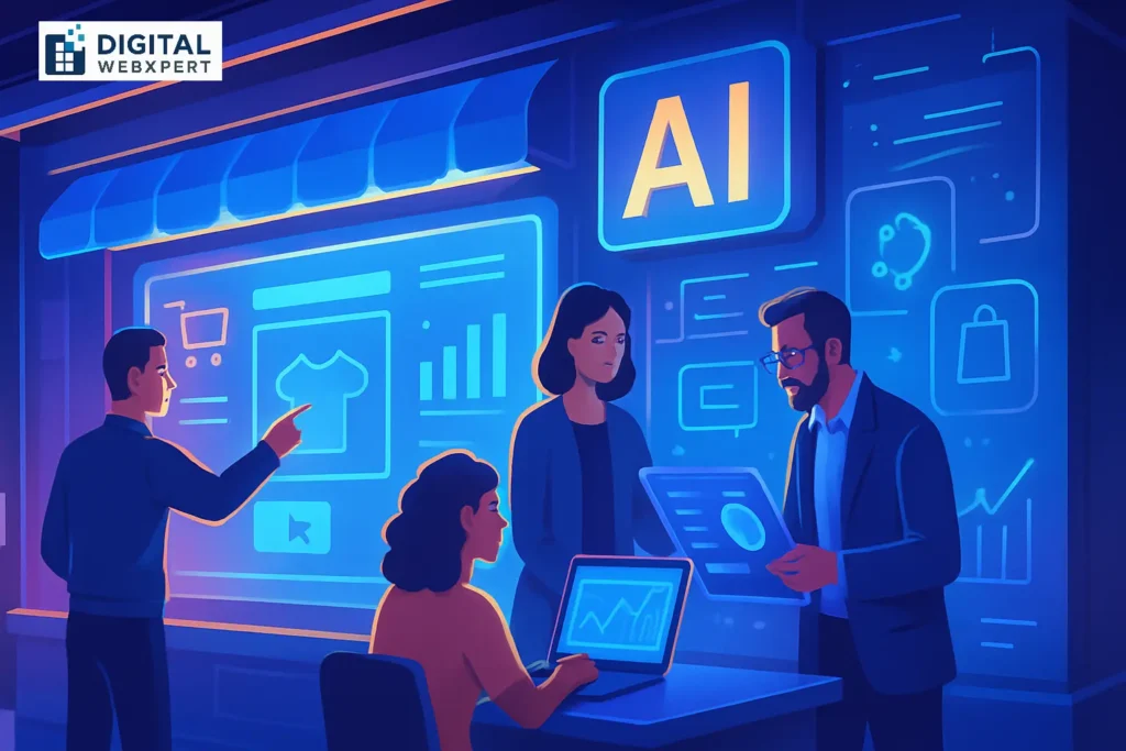 AI-powered website for future online business transformation