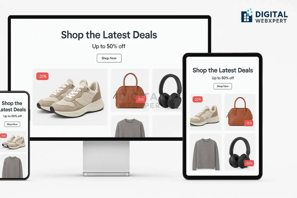 Ecommerce website design tips that increase online sales in 2025