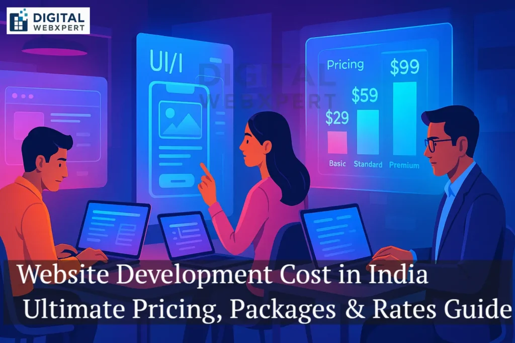 Website development cost in India 2025 – pricing packages and rates
