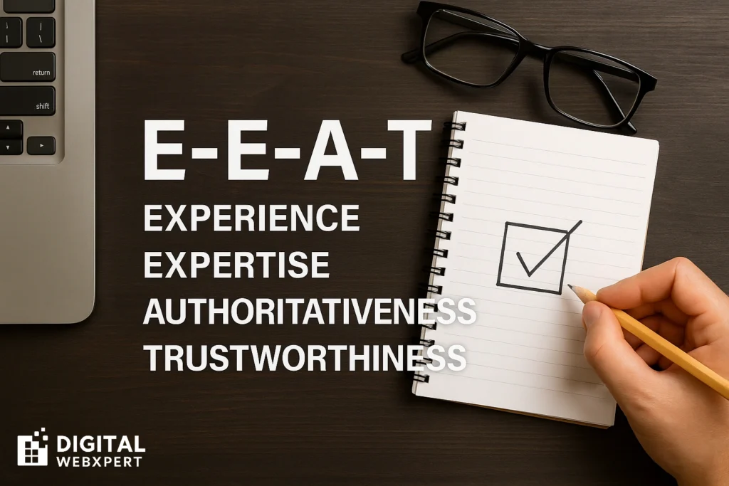 Improve E-E-A-T SEO score in 2025