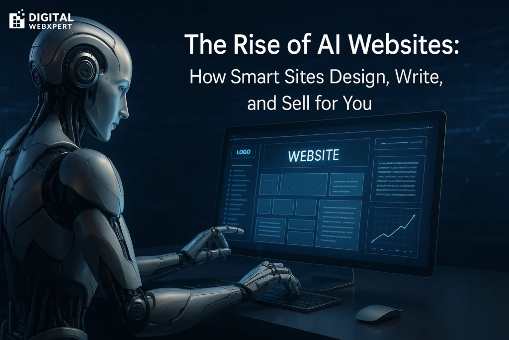 The Rise of AI Websites: How Smart Sites Design, Write, and Sell for You.