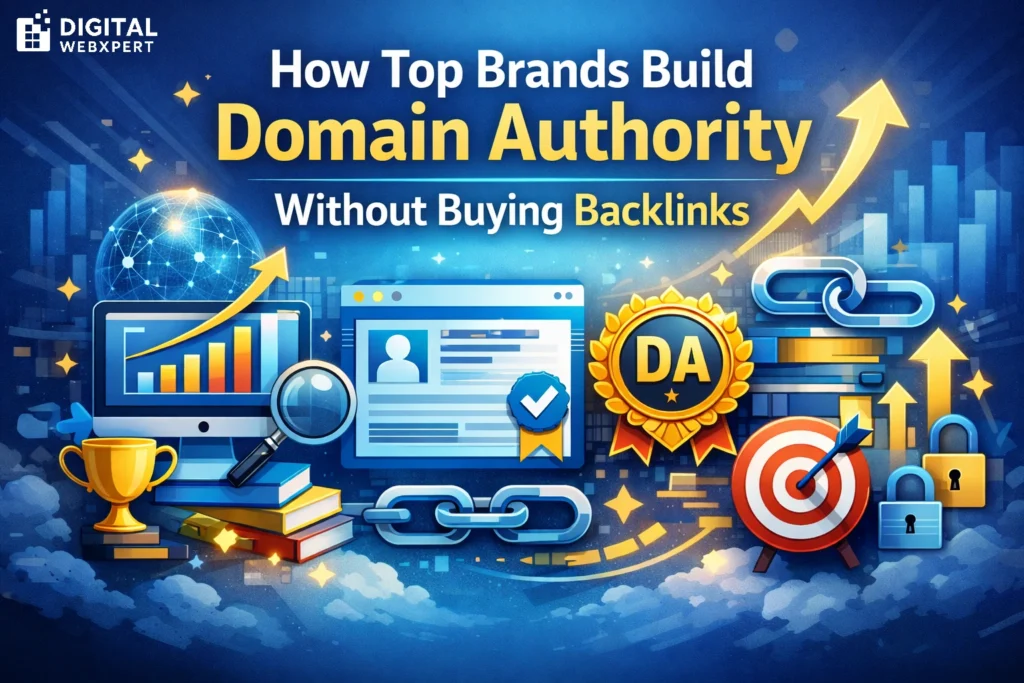 Build domain authority without buying backlinks using brand trust, content authority, and white-hat SEO strategies