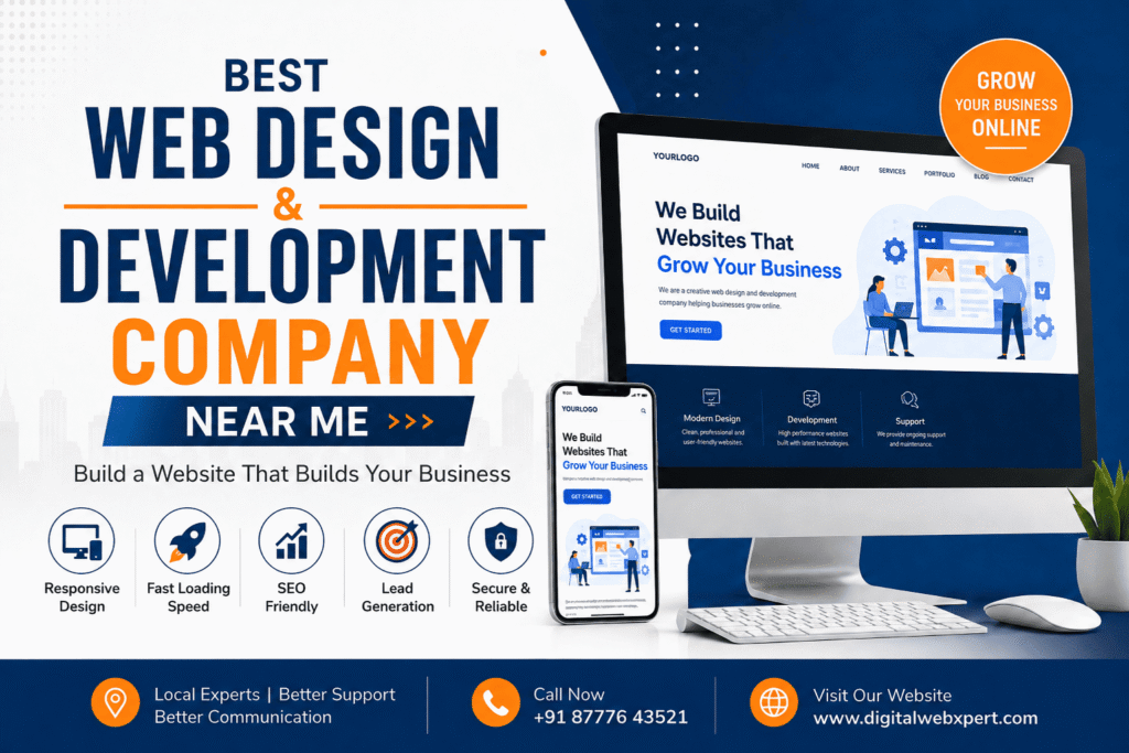 est web design company near me for business website development in 2026